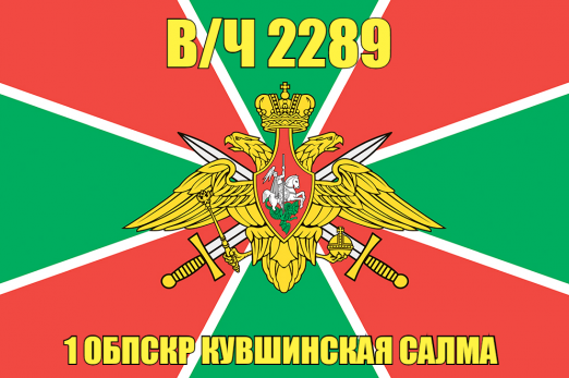Флаг в/ч 2289 1 ОБПСКР Кувшинская Салма