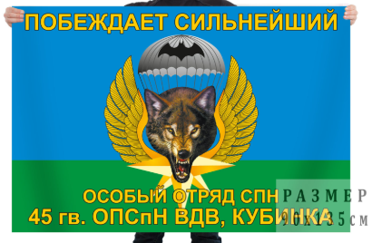 Флаг 45 ОПСпН ВДВ Кубинка