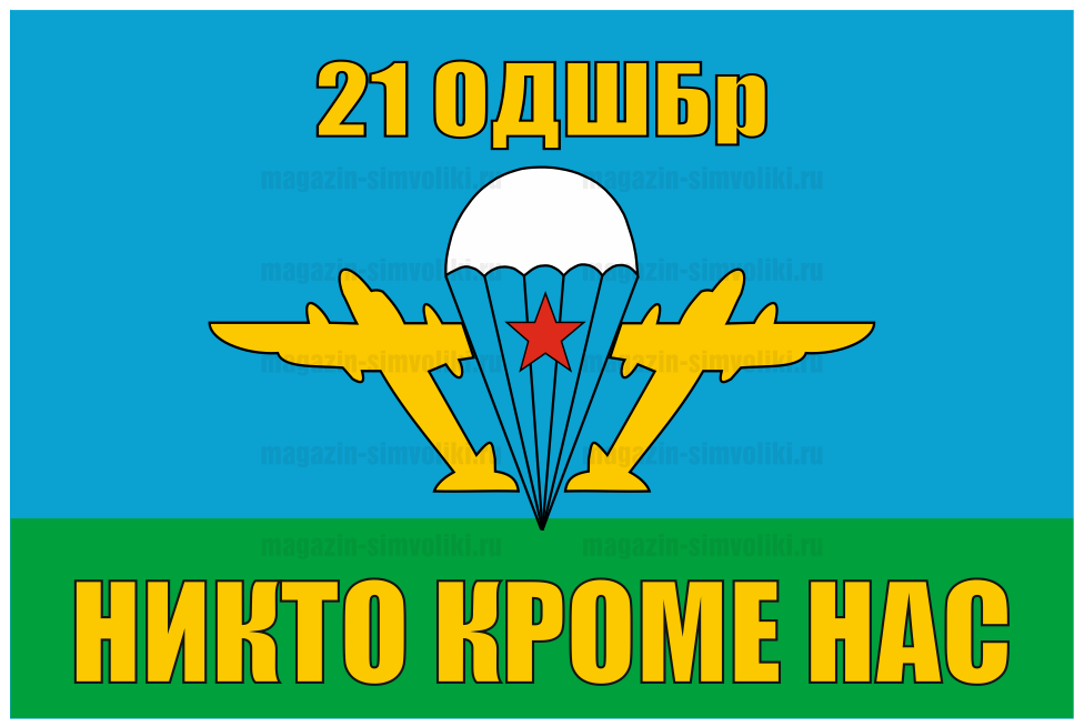 Флаг 21 отдельной десантно-штурмовой бригады ВДВ